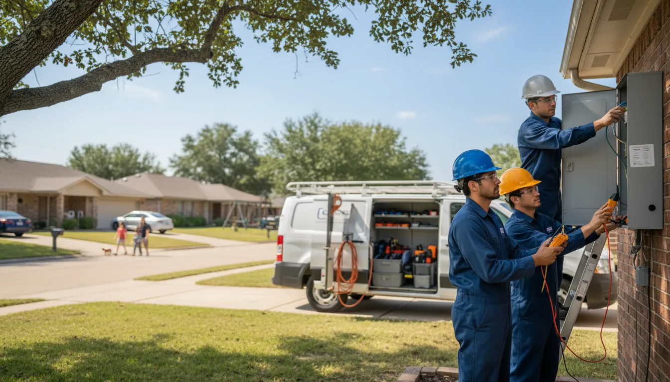 Certified electrician providing emergency electrical services in Whipple, OH